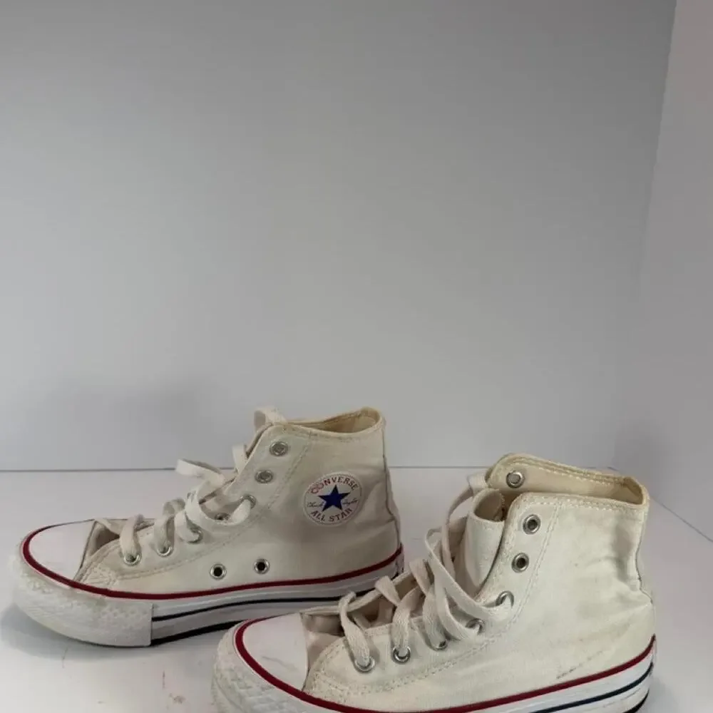 Converse All Star Hi Platform Sneakers Size: US 2 Color: Cream